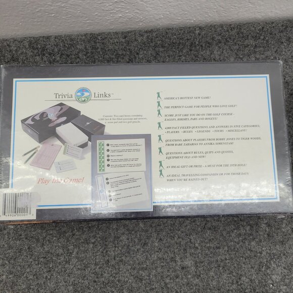 trivia links golf trivia game sealed new in box - Picture 3 of 9